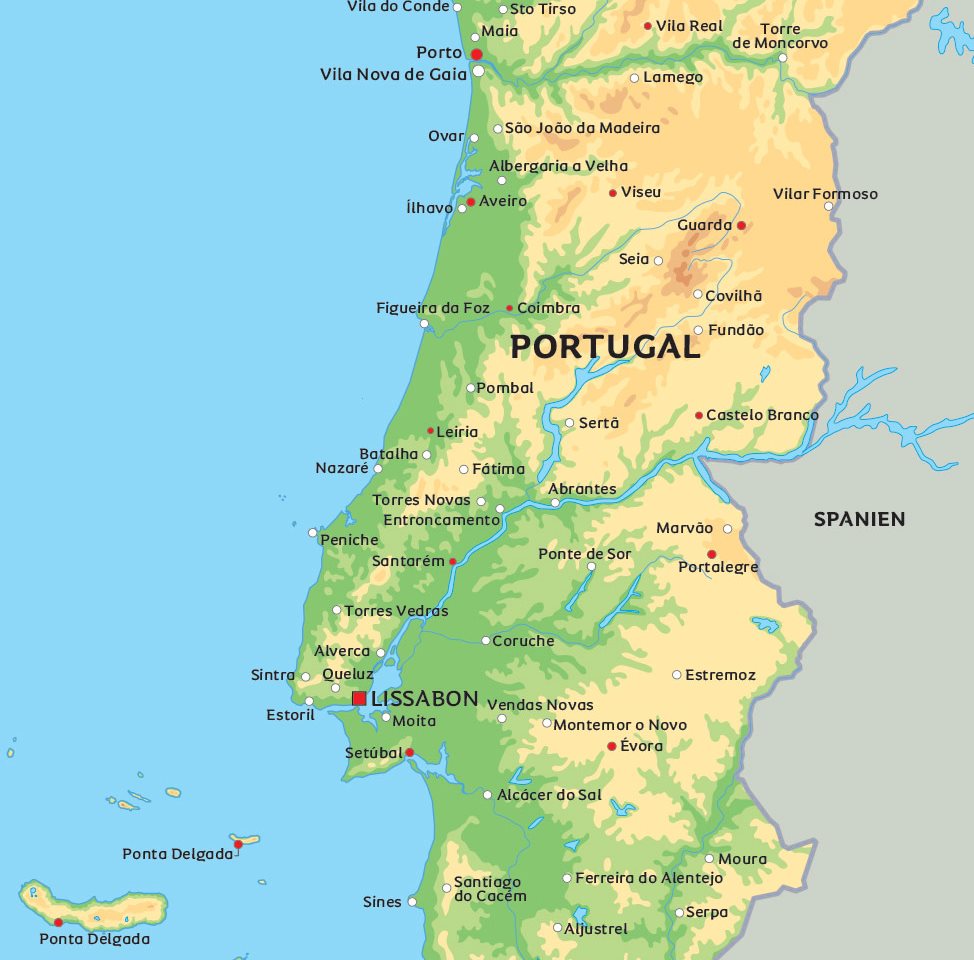 Portugal Karta | Karta