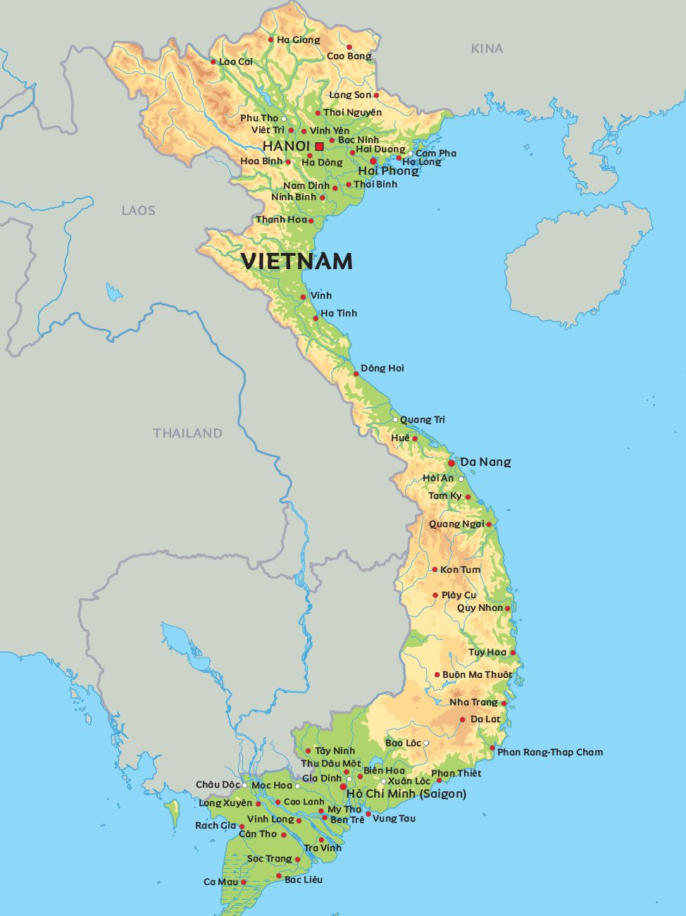 Vietnam map. Вьетнам политическая карта. Физическая карта Вьетнама. Хошимин Вьетнам на карте. Социалистическая Республика Вьетнам на карте.