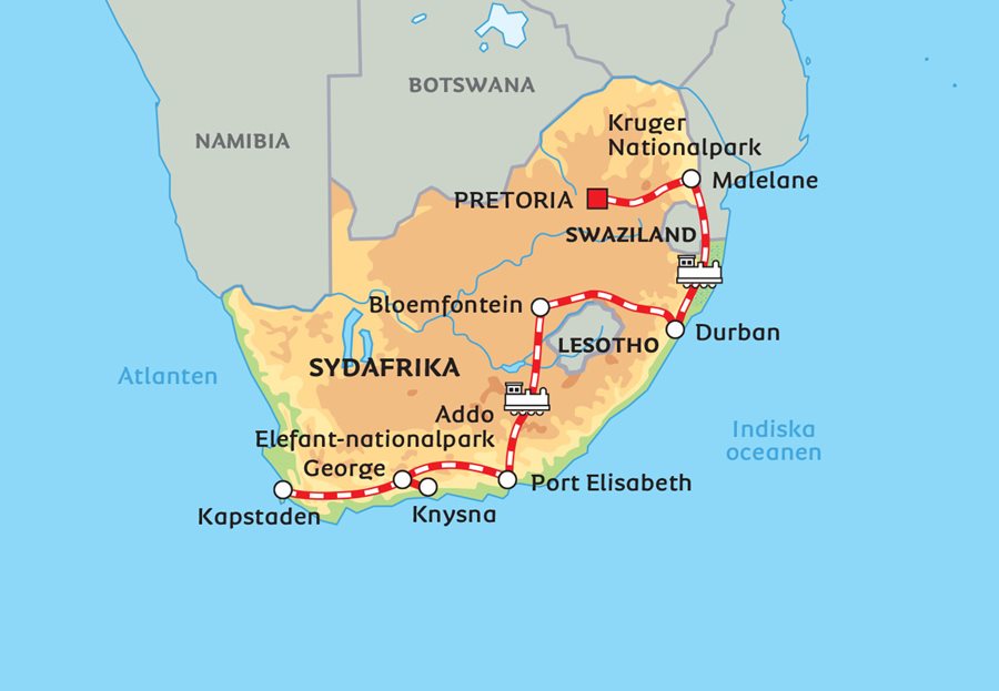 Karta Sydafrika Vindistrikt – Karta 2020