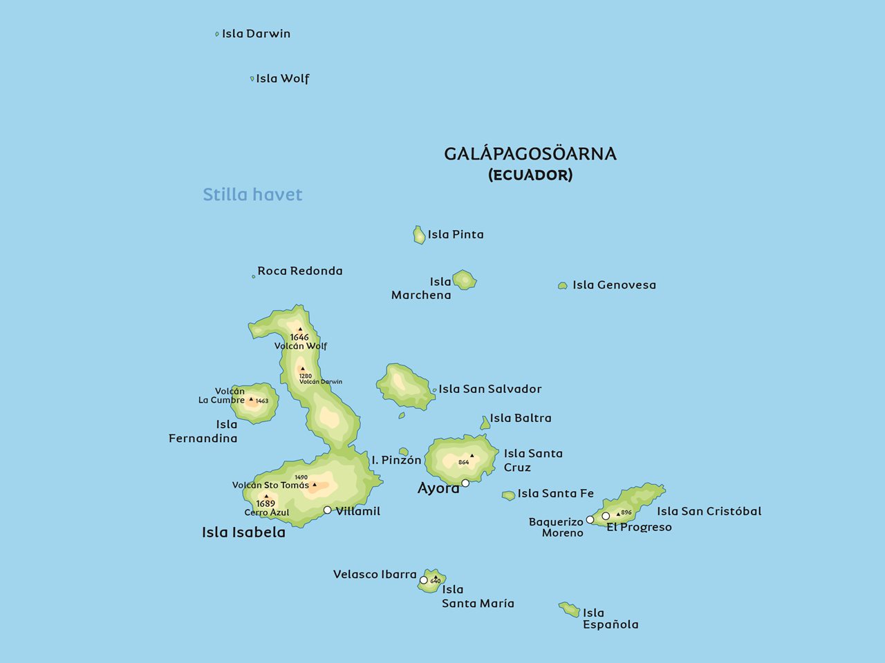 Galapagos Karta | Karta