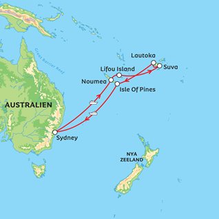 Karta Fijiöarna – Karta 2020
