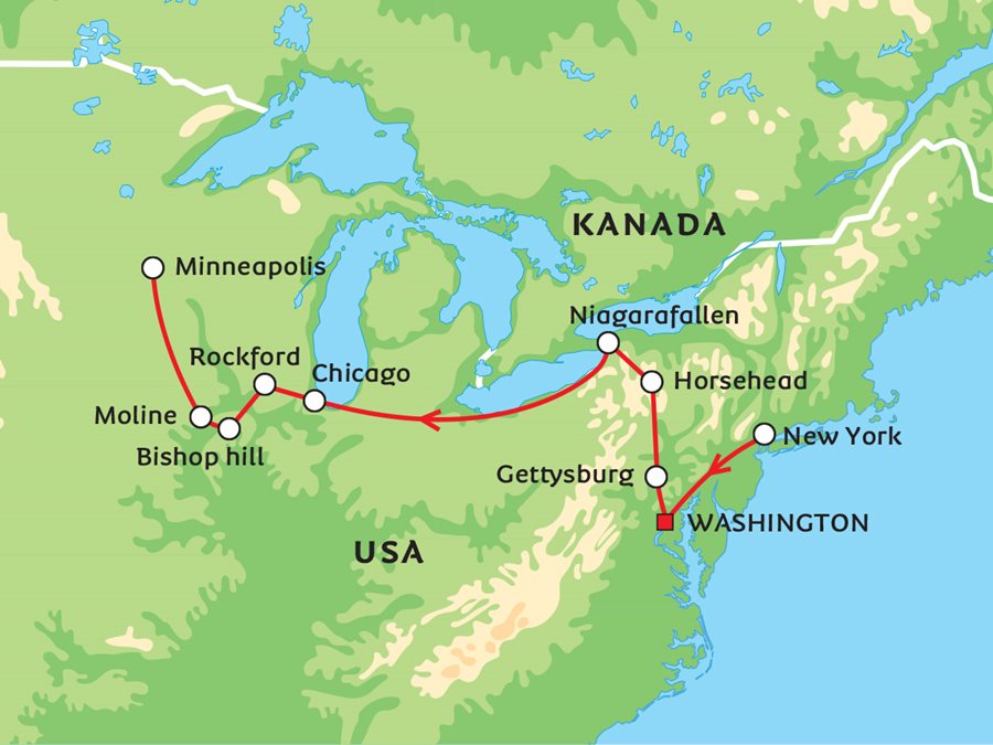 Karta Niagarafallen – Karta 2020